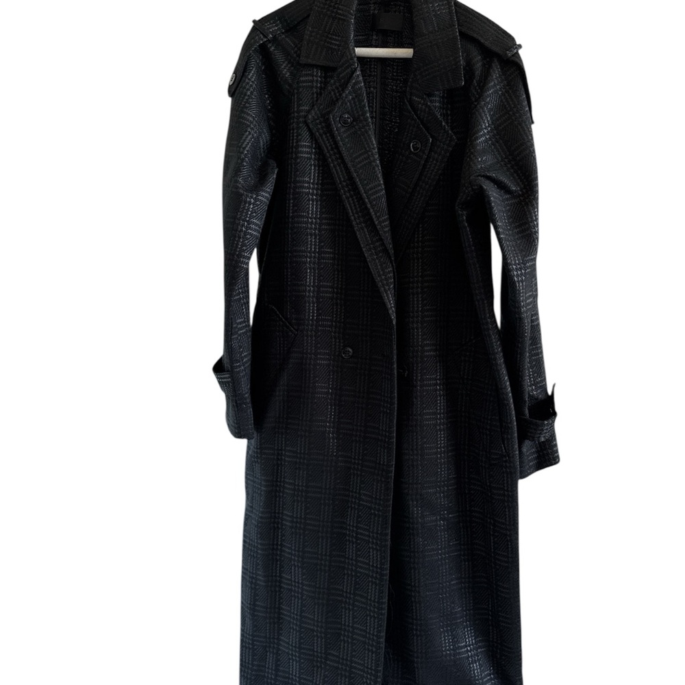 Chic Black Women's Trench Coat